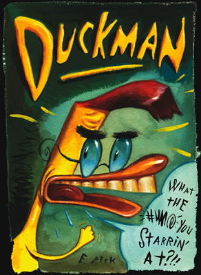 duckman dvd cover by everett peck